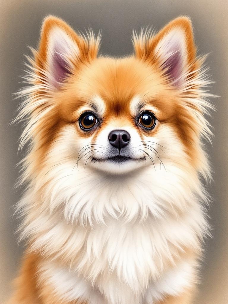 Retrato artístico de mascota