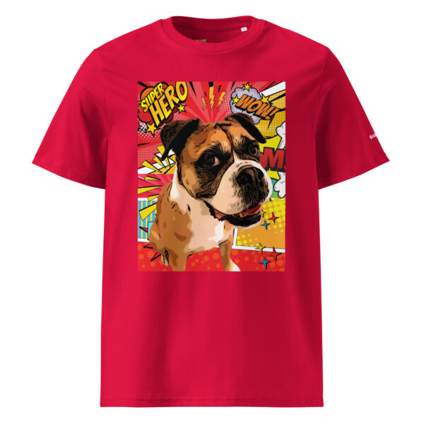 Comic Pet Unisex organic cotton t-shirt - Image 8