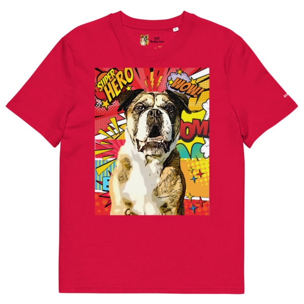 Comic Pet Unisex organic cotton t-shirt - Image 2