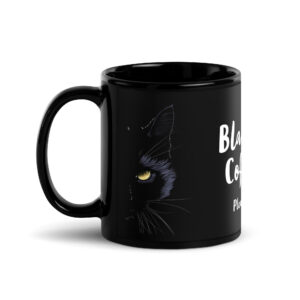Black Glossy Custom Pet Mug – Personalized Pet Lover Coffee Cup