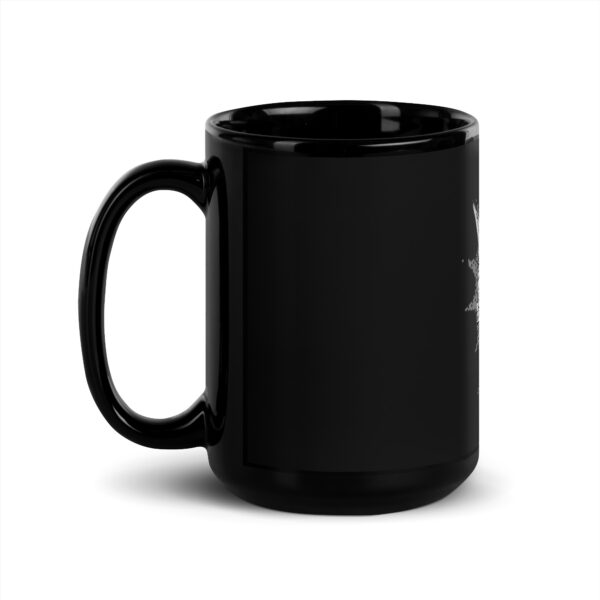 Black Glossy Pet Mug - Image 6