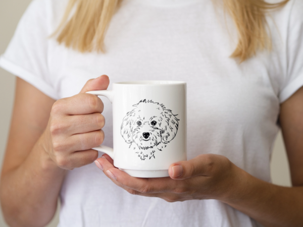 Pet Art White glossy mug - Image 2