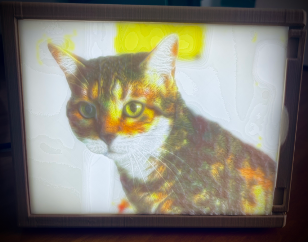 Pet Magic Photo Lithophane with Frame