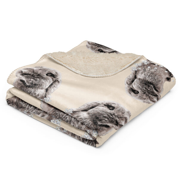 Custom Pet Art Sherpa blanket