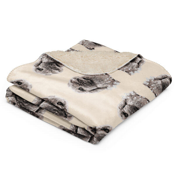 Custom Pet Art Sherpa blanket - Image 9