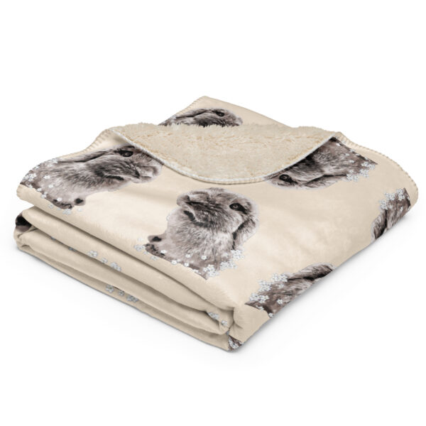 Custom Pet Art Sherpa blanket - Image 10