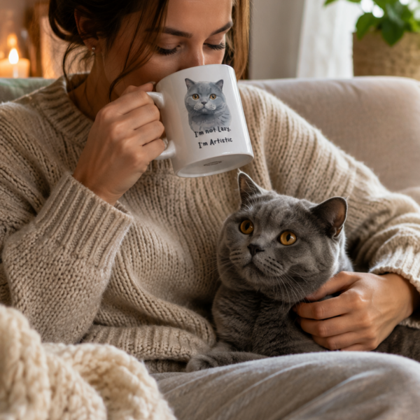 Taza personalizada con retrato de tu mascota
