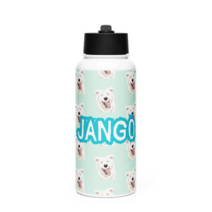 Custom Pet Water Bottle – Personalized Pet Lover Tumbler