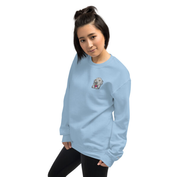 Unisex Sweatshirt Per Art Embroidery - Image 11