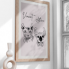 Custom Pet Portrait Framed Poster – Personalized Wall Art - Image 3