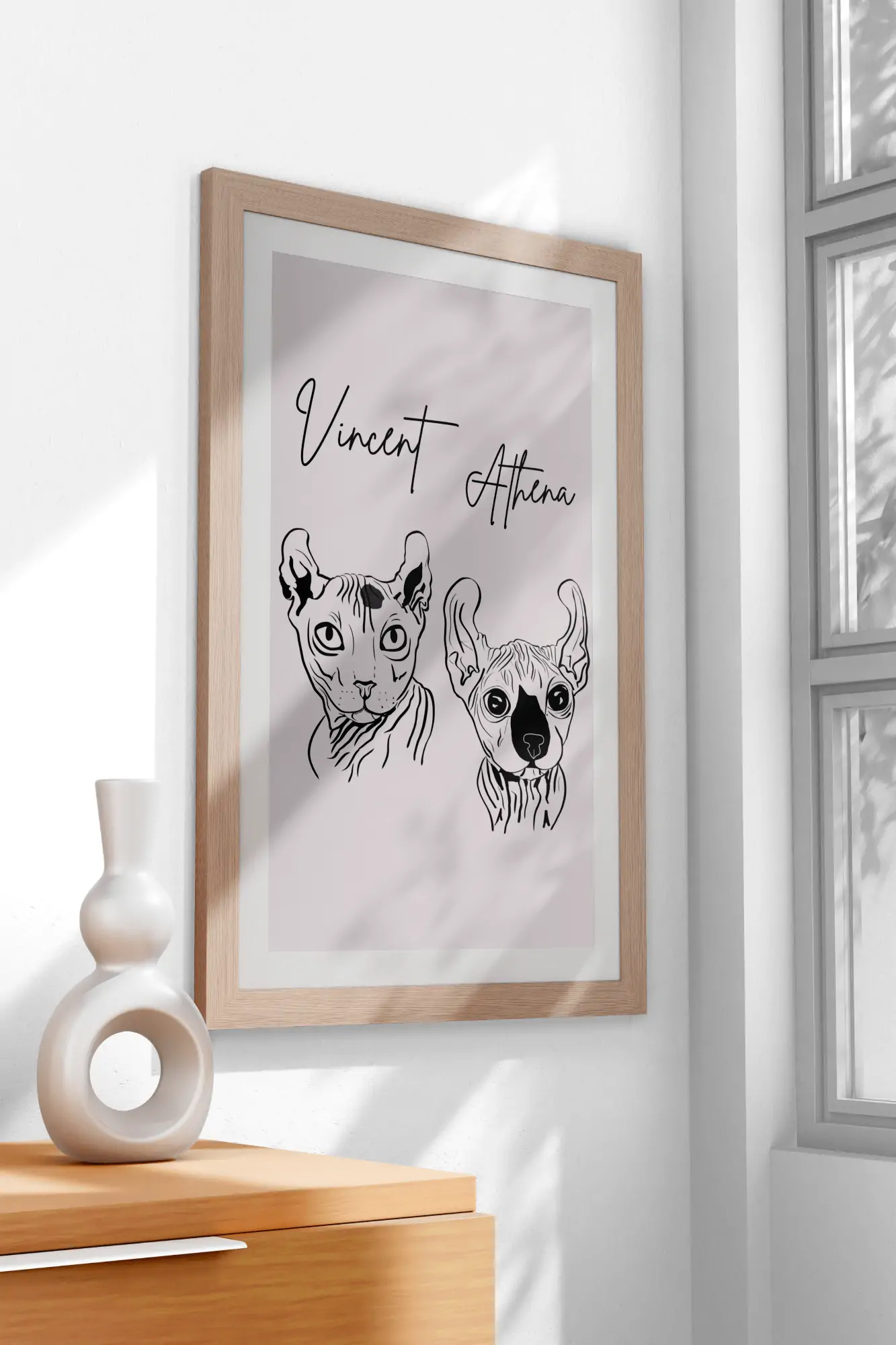 Frame Mockup, Side View