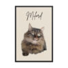 Custom Pet Portrait Framed Poster – Personalized Wall Art - Image 9