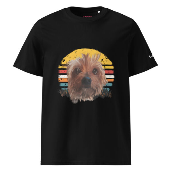 Custom Pet Portrait Cotton Basic T-Shirt- Print or Embroidery - Image 10